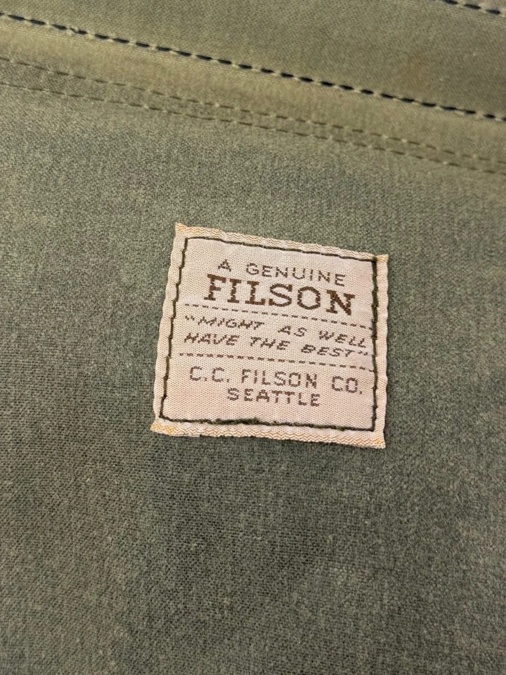 Authentic Vintage Filson Shooting Field Pouch Belt Game Bag | Made in USA | 36